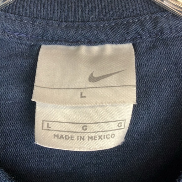 VTG Y2K Nike “Go Like Hell” Flaming Center Swoosh Logo T Shirt Men’s size L - Picture 3 of 8